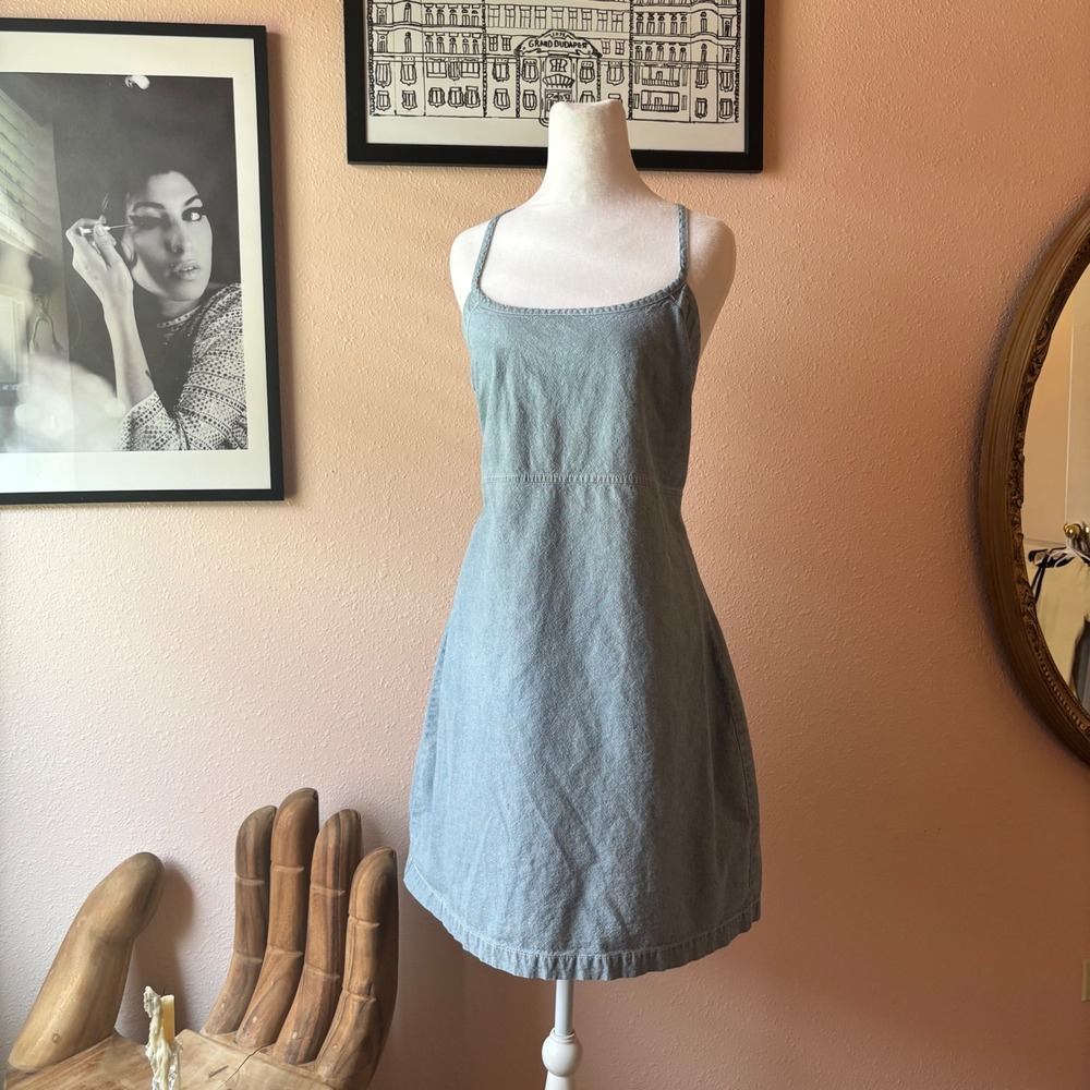 Vintage 90s Denim Mini Dress